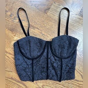 Alice + Olivia Midnight Lace Camisole